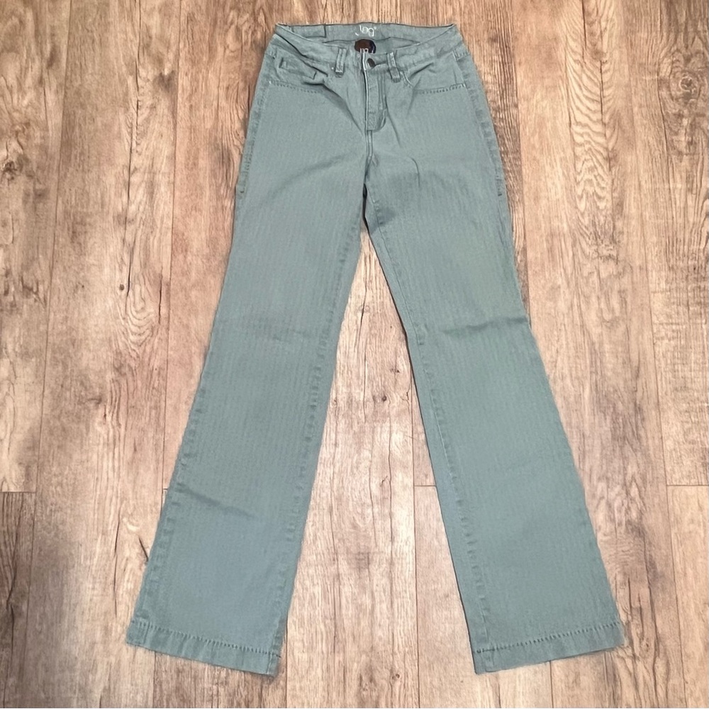 JAG JEANS | stretch twill boot cut pants sage green